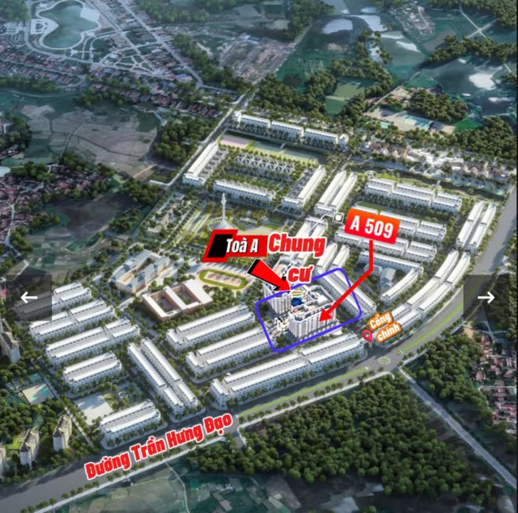 Chung cư Sumit Danko Bắc Giang 70m² giá thỏa thuận - Thiết kế sang trọng, đầy đủ tiện ích!