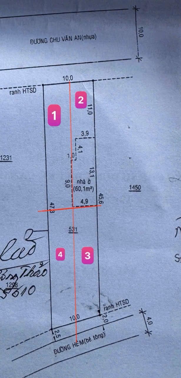 Bán nhà phường 1, quận 6, 460m² giá 15.5 tỷ - Vị trí đắc địa, 2 mặt tiền!