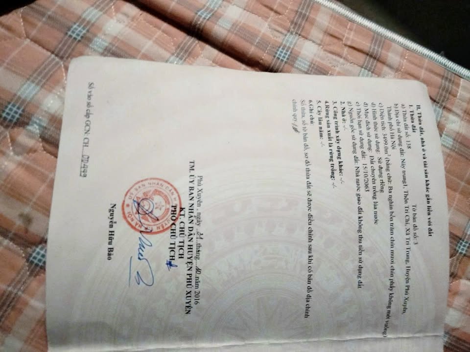 Đất nền tại Hồng Minh, Phú Xuyên 4000m² giá thỏa thuận - Cơ hội đầu tư lý tưởng!