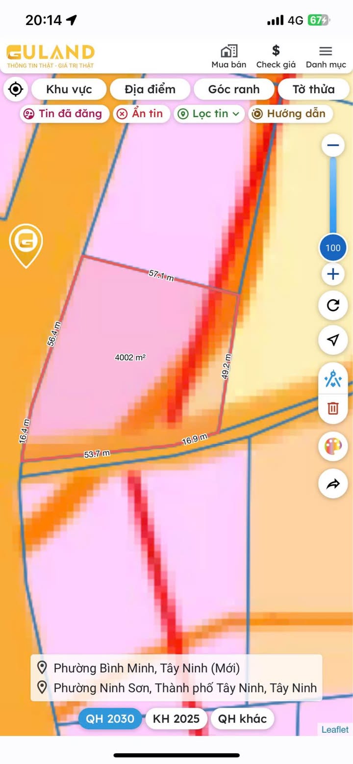 Đất phân lô Thạnh Thọ, Tân Biên 4000m² giá 110 tỷ - Đầu tư sinh lời ngay!