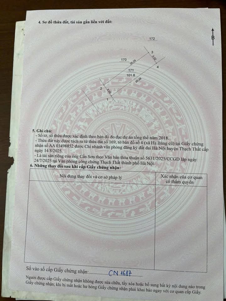 Đất thổ cư 102m² Yên Mỹ, Bình Yên, Thạch Thất - Chỉ 2 tỷ, cơ hội đầu tư tốt!