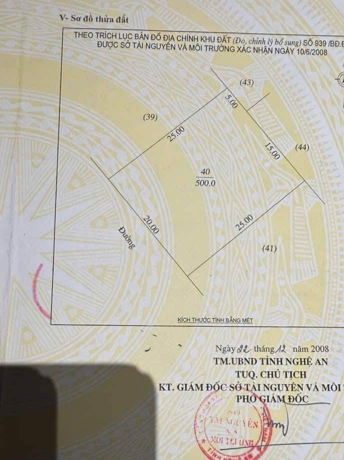 Đất xây khách sạn cao cấp Cửa Lò 500m² giá 15 tỷ - Tiềm năng sinh lời vượt trội!