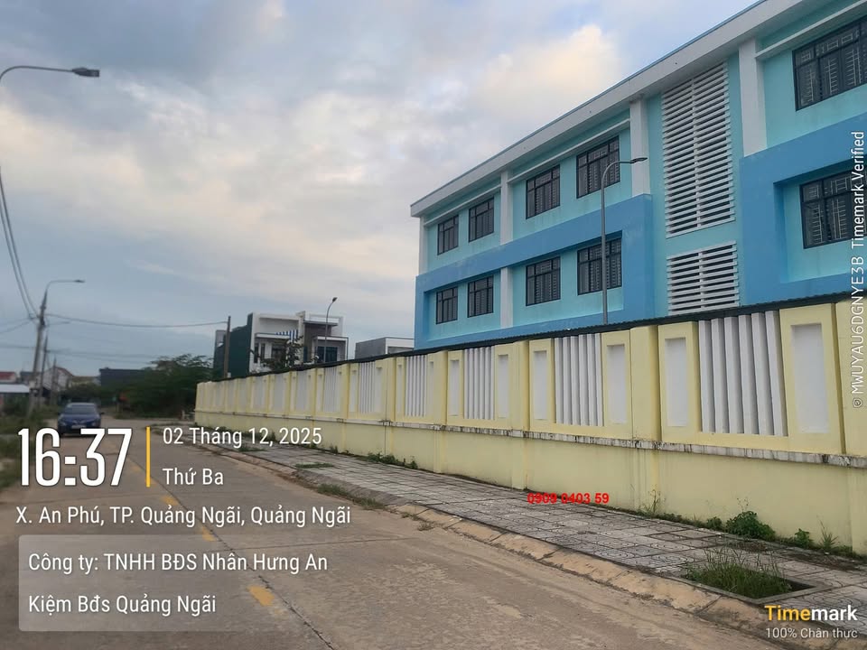 Đất Nghĩa Phú 180m² giá 1.29 tỷ - Đối diện Trường học, hướng Nam thoáng mát!