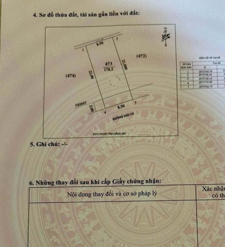 Lô đất đấu giá Kim Trung Nghi Ân 178.5m² giá 4 tỷ - Cơ hội đầu tư tuyệt vời!