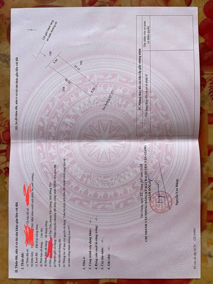 Đất nền Bá Khê, Văn Giang 110m² giá 7.65 tỷ - Vị trí đắc địa cho đầu tư!