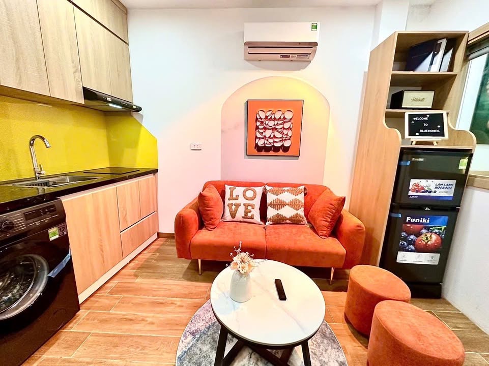 Căn hộ 1 phòng ngủ Ngõ 174 Đội Cấn 40m² - Full nội thất, chỉ việc vào ở!