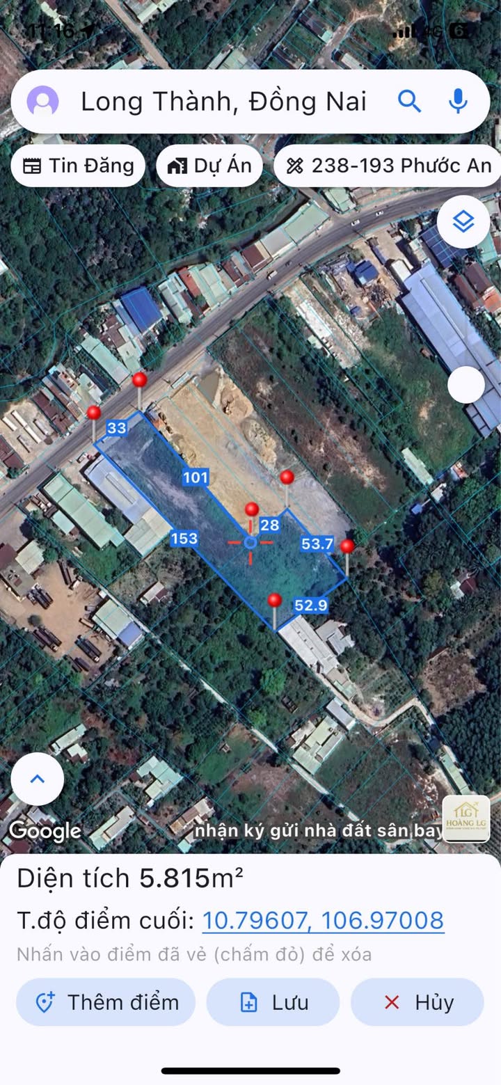 Đất nền Lộc An Long Thành 5800m² giá 21 triệu/m² - Đầu tư sinh lời ngay!