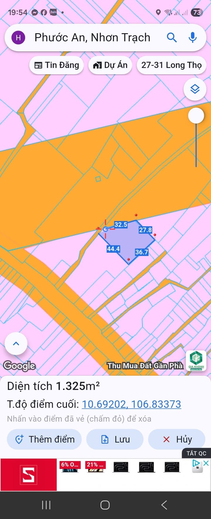 Đất nền 1500m² tại xã Phước An, Nhơn Trạch - Đầu tư sinh lời ngay!