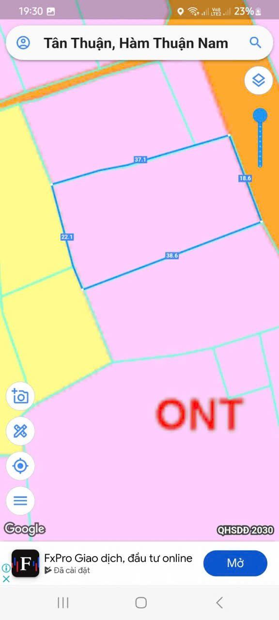 Đất mặt tiền ĐT 712, xã Tân Thuận, Hàm Thuận Nam, 608m² chỉ 2.28 tỷ - Cơ hội đầu tư hấp dẫn!