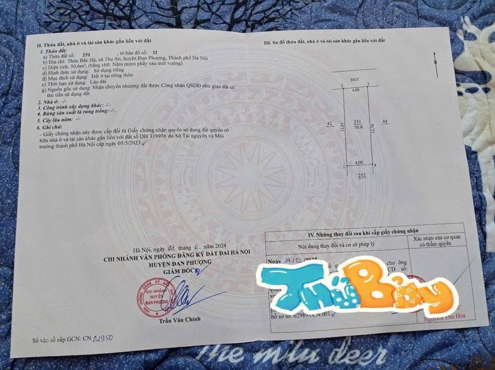 Đất thổ cư Thọ An 50m² giá 2.2 tỷ - Ô tô đỗ cửa, sổ đỏ chính chủ!