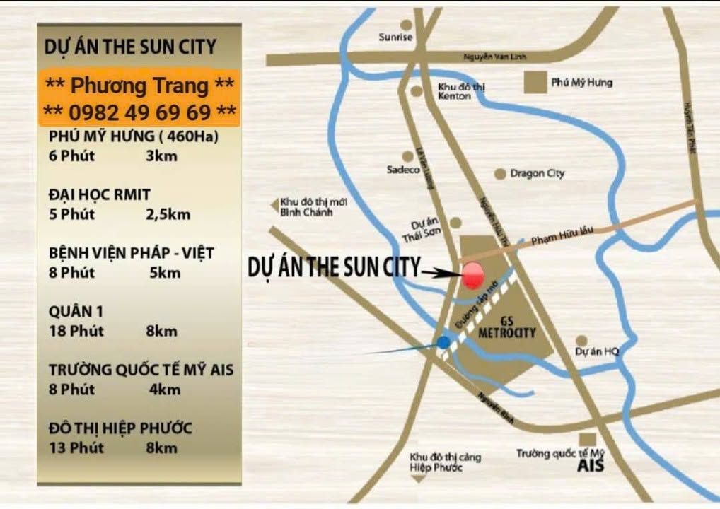 Đất nền KDC Thanh Nhựt - The Sun City Phước Kiển 110m² giá 6.5 tỷ - Vị trí đắc địa!