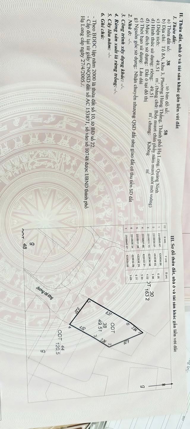 Đất Hùng Thắng, Hạ Long 50m² giá 1 tỷ - Sổ hồng chính chủ, tiện ích gần chợ!