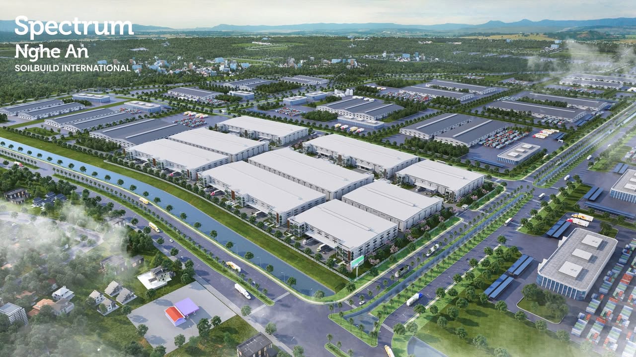 Cho thuê Warehouse 3200m² tại Spectrum Nghệ An - Tổ hợp Công nghiệp Xuất sắc 2025!