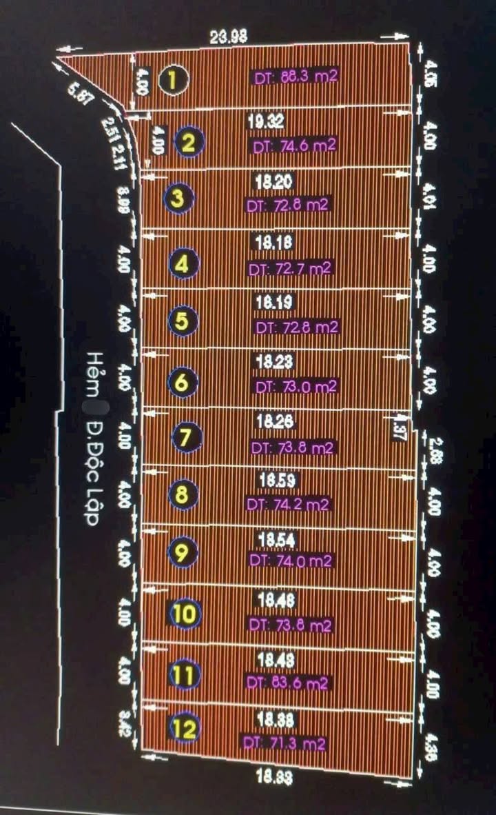 Đất lớn đường Độc Lập Tân Quý 900m² giá 85 tỷ - Cơ hội đầu tư tuyệt vời!