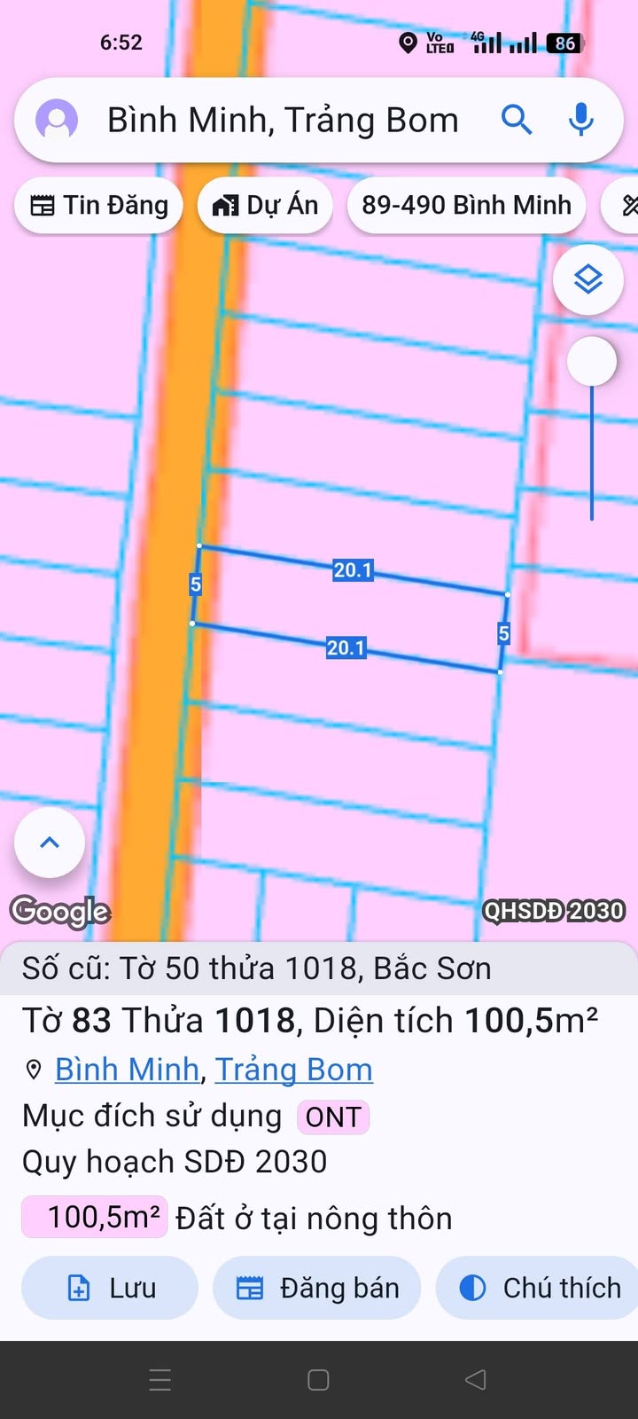 Đất nền đẹp Trảng Bom 100m² giá chỉ 1.46 tỷ - Sổ đỏ chính chủ