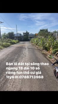 Đất nền Sông Thao Trảng Bom 180m² giá 1.6 tỷ - Sổ đỏ chính chủ