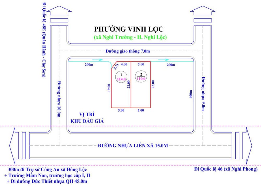 Đất Nghi Trường 110m² giá 1.3 tỷ - Vị trí đẹp, thông thoáng!