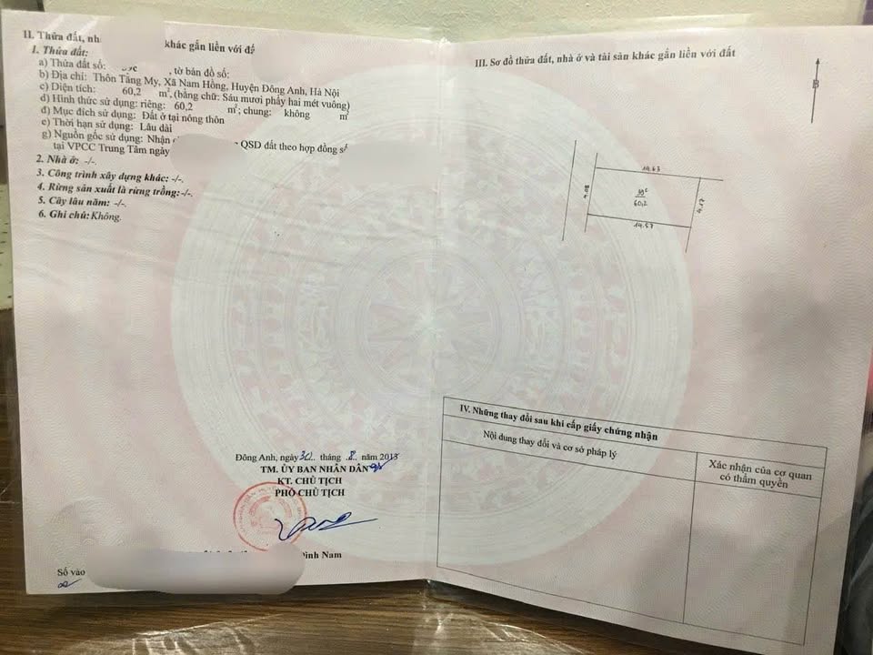 Nhà 2.5 tầng tại Nam Hồng, Đông Anh 60m² giá 5 tỷ - Sẵn sàng cho thuê 4 triệu/tháng!