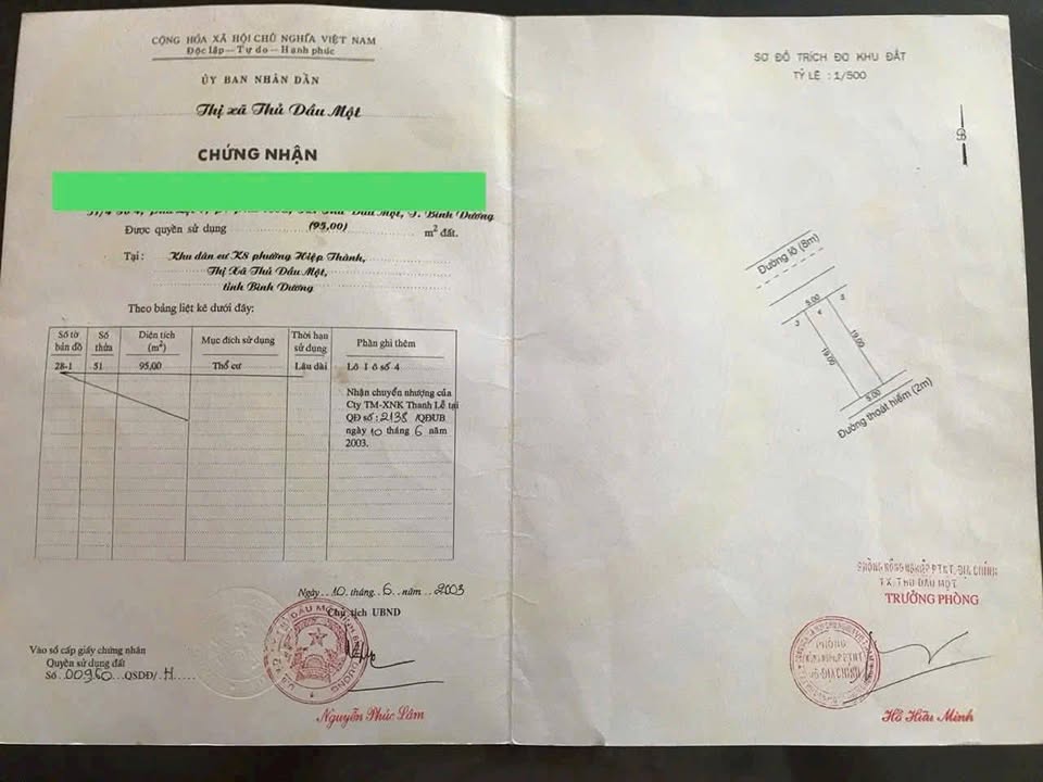 Đất nền KDC K8 Hiệp Thành 92.5m² giá 4.6 tỷ - Xây dựng tự do, vị trí đắc địa!