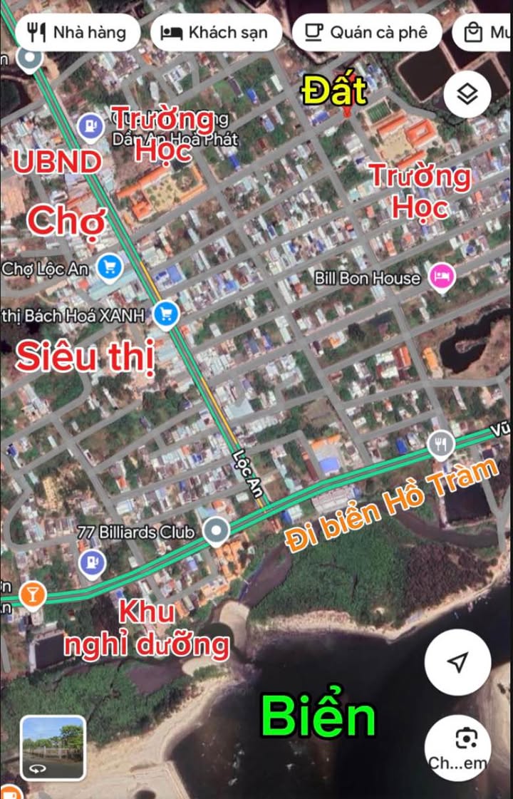 Đất nền Lộc An, Đất Đỏ 200m² giá 3.3 tỷ - Lô góc hai mặt tiền tuyệt đẹp!