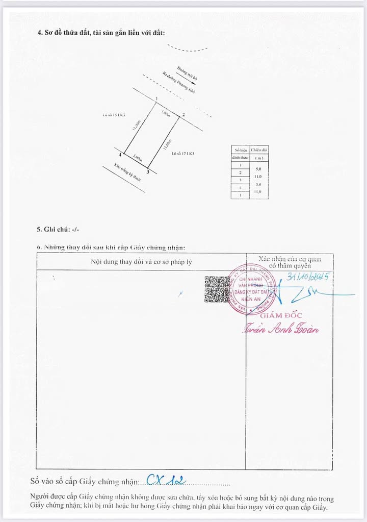 Đất nền tái định cư Phương Khê, Kiến An 55m² giá chỉ 3.548 tỷ - Cơ hội đầu tư hấp dẫn!