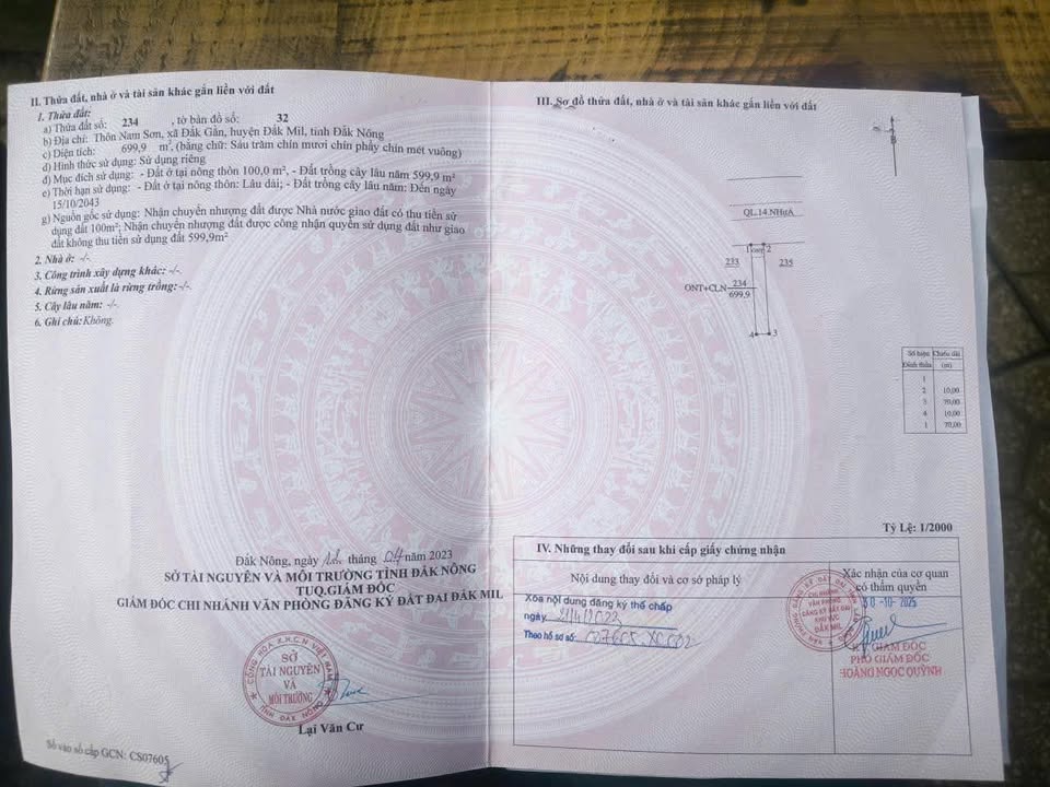 Đất nền Quốc lộ 14 Đắk Mil 700m² giá 1.6 tỷ - Cơ hội đầu tư hấp dẫn!