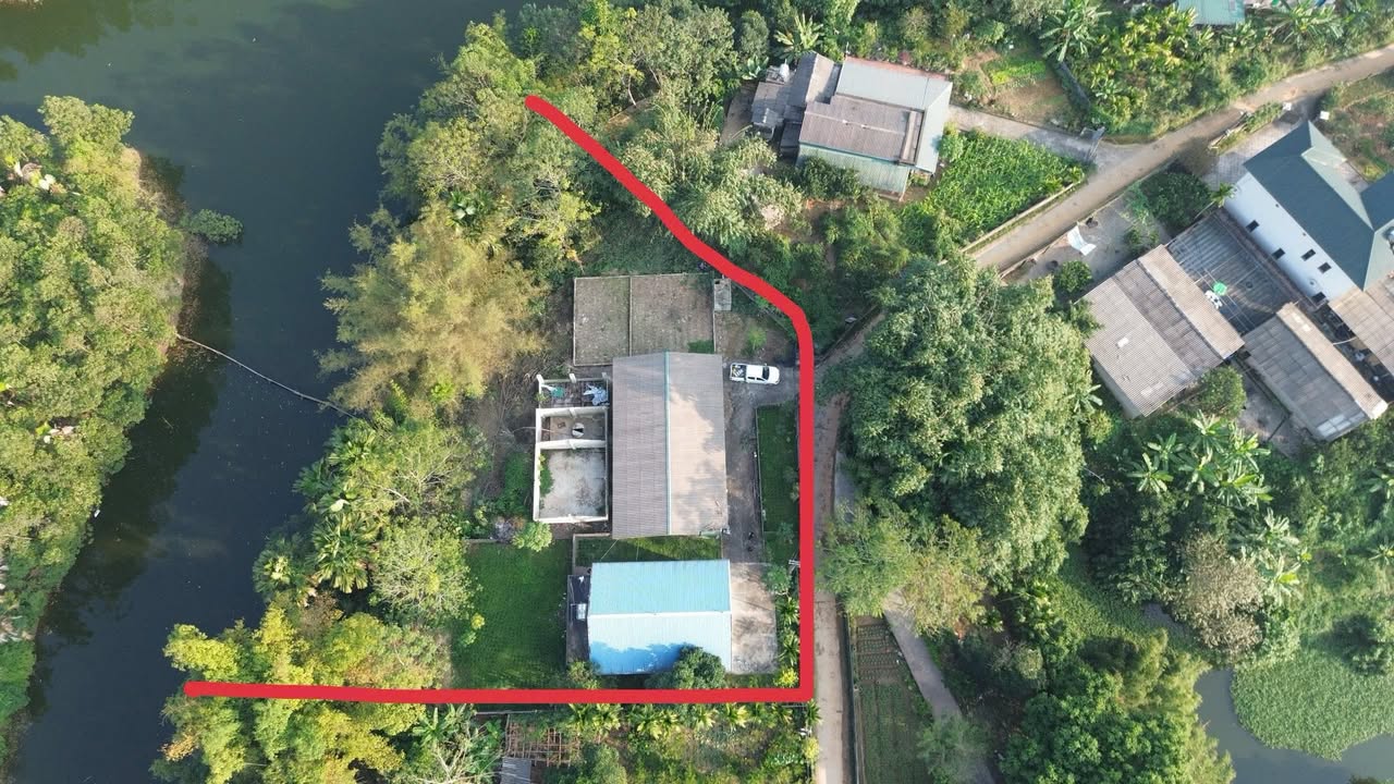 Lô đất Farm 1.200m² tại Đan Thượng, Phú Thọ - Giá chỉ 1 tỷ, mặt hồ tuyệt đẹp!