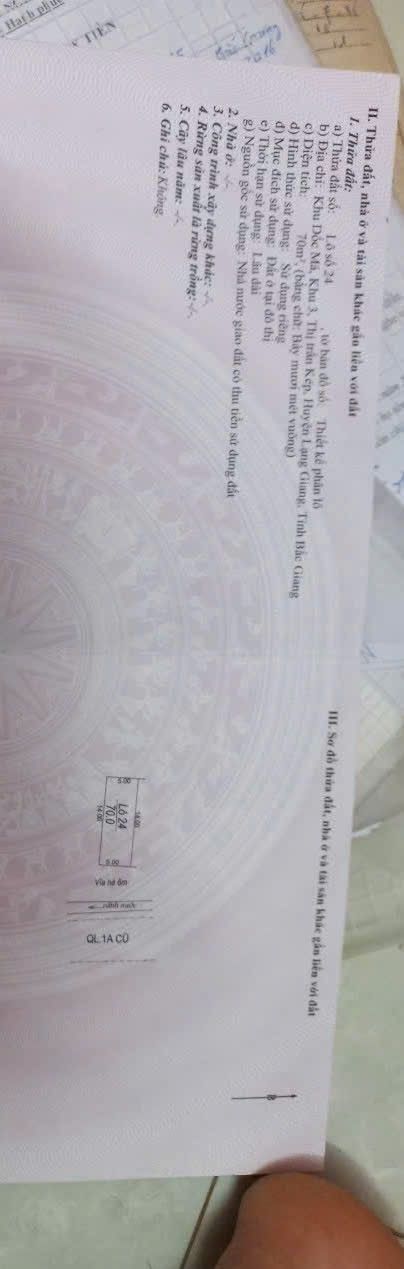 Đất nền Kép, Lạng Giang 70m² giá 1.1 tỷ - Kinh doanh ngay lập tức!