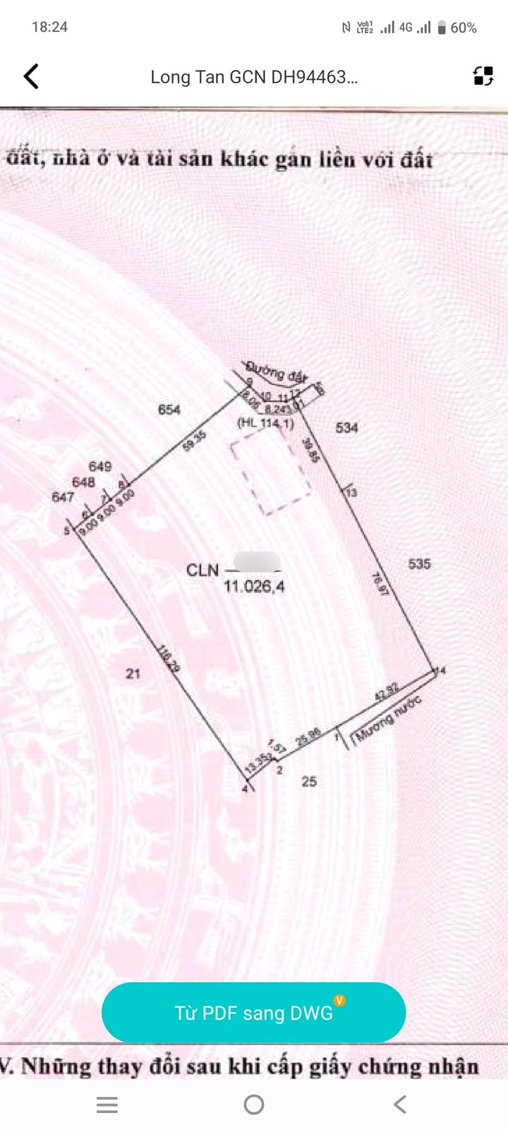 Đất nền Long Tân Dầu Tiếng 110.000m² giá 15 tỷ - Cơ hội đầu tư sinh lời!