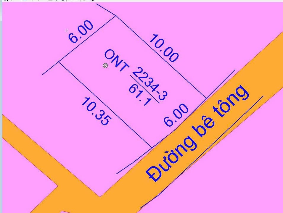 Đất Diên Điền, Diên Khánh 61m² giá 700 triệu - Đường ô tô thông thoáng!