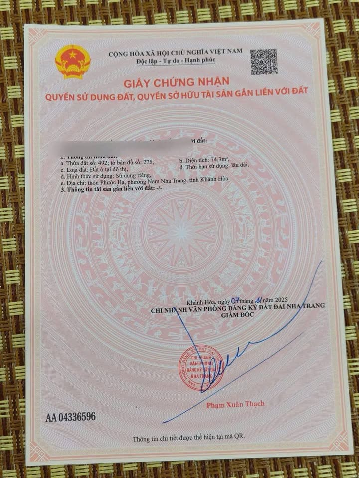 Đất thổ cư 74.3m² đường T12, Phước Đồng, Nha Trang - Tiềm năng tăng giá cao!