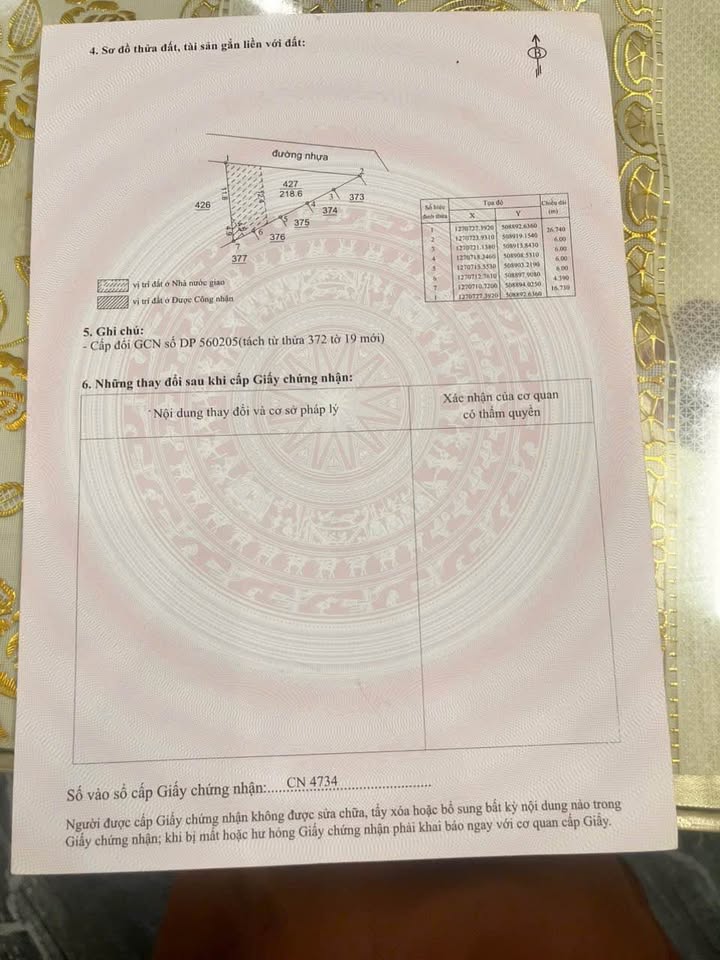 Đất nền thôn 16 Lộc Thành 218m² giá 436 triệu - Cơ hội đầu tư hấp dẫn!