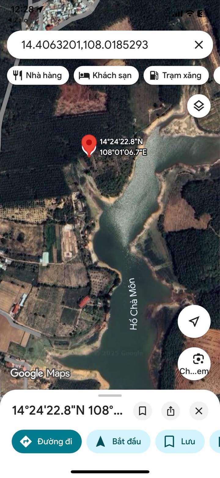 Đất nông nghiệp thôn 4 Đăk Cấm 125m² giá 100 triệu - Lô duy nhất view hồ Chà Môn!