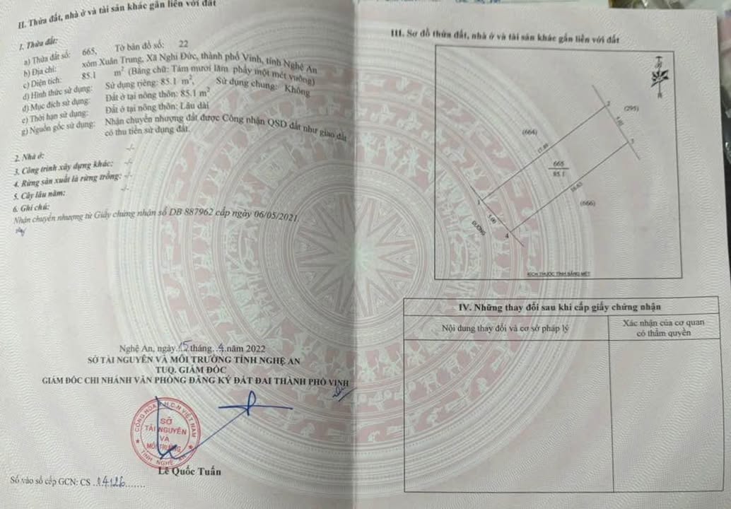 Đất nền mặt đường Hoàng Kim Giao, Nghi Đức 85.1m² giá 3.5 tỷ - Sổ đỏ chính chủ!