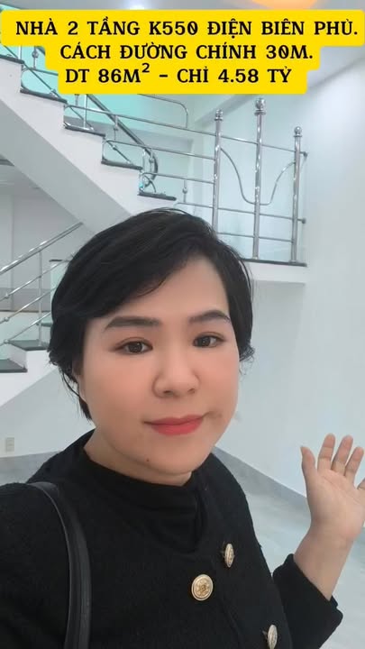 Nhà 2 tầng K550 Điện Biên Phủ, Thanh Khê 86m² giá 4.58 tỷ - Tặng 1 chỉ vàng cho khách chốt!