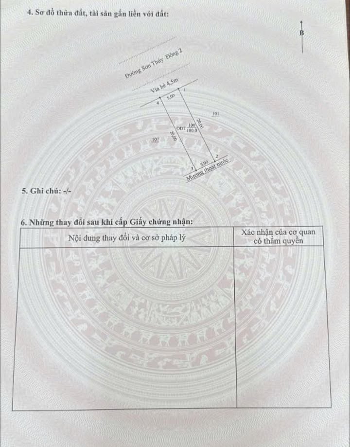 Đất nền đường Sơn Thủy Đông 2, Đà Nẵng 100m² giá 7 tỷ - Đầu tư sinh lời tiềm năng!