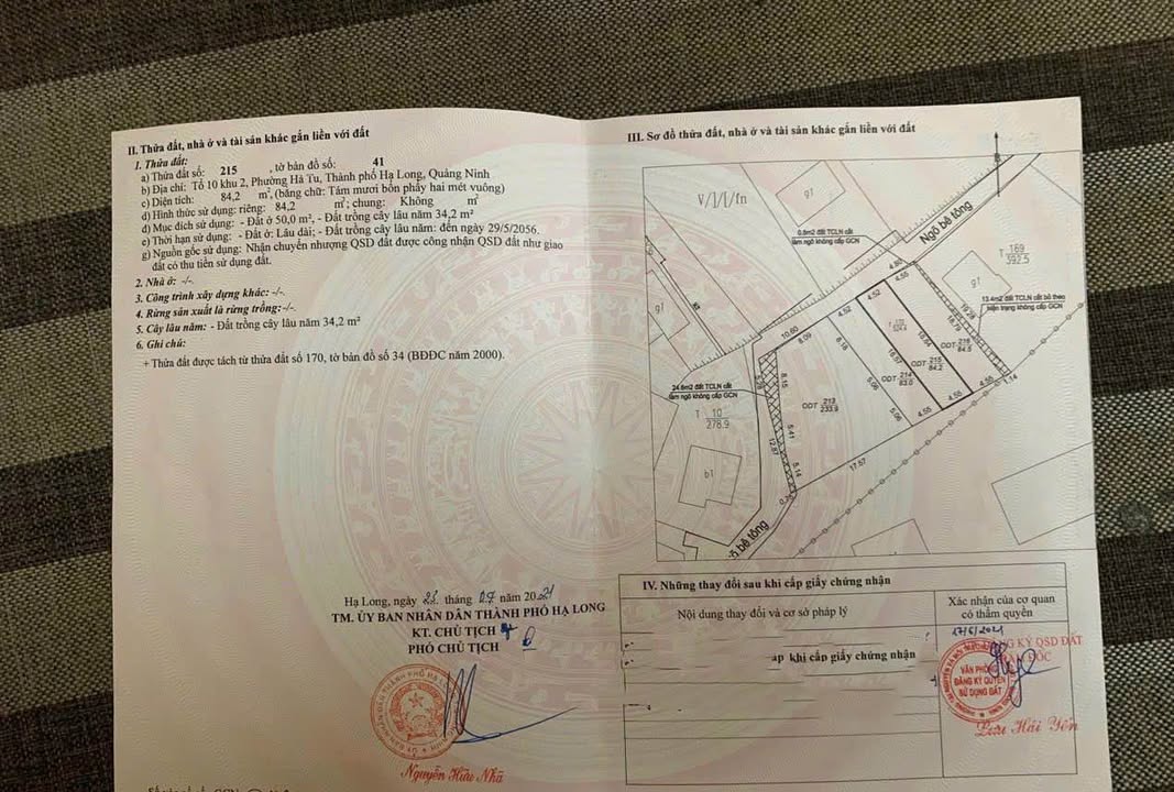 Đất nền Hà Tu Hạ Long 84m² giá 1.1 tỷ - Chính chủ bán gấp!