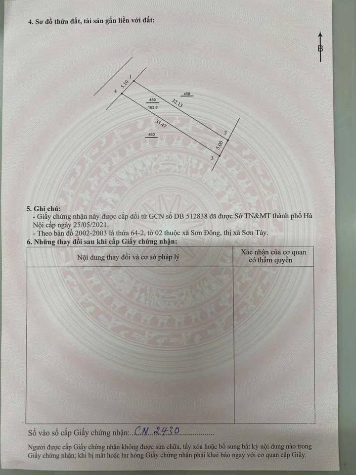 Đất nền Sơn Đông, Sơn Tây 163m² giá 2 tỷ - Đường xe tải thuận tiện!