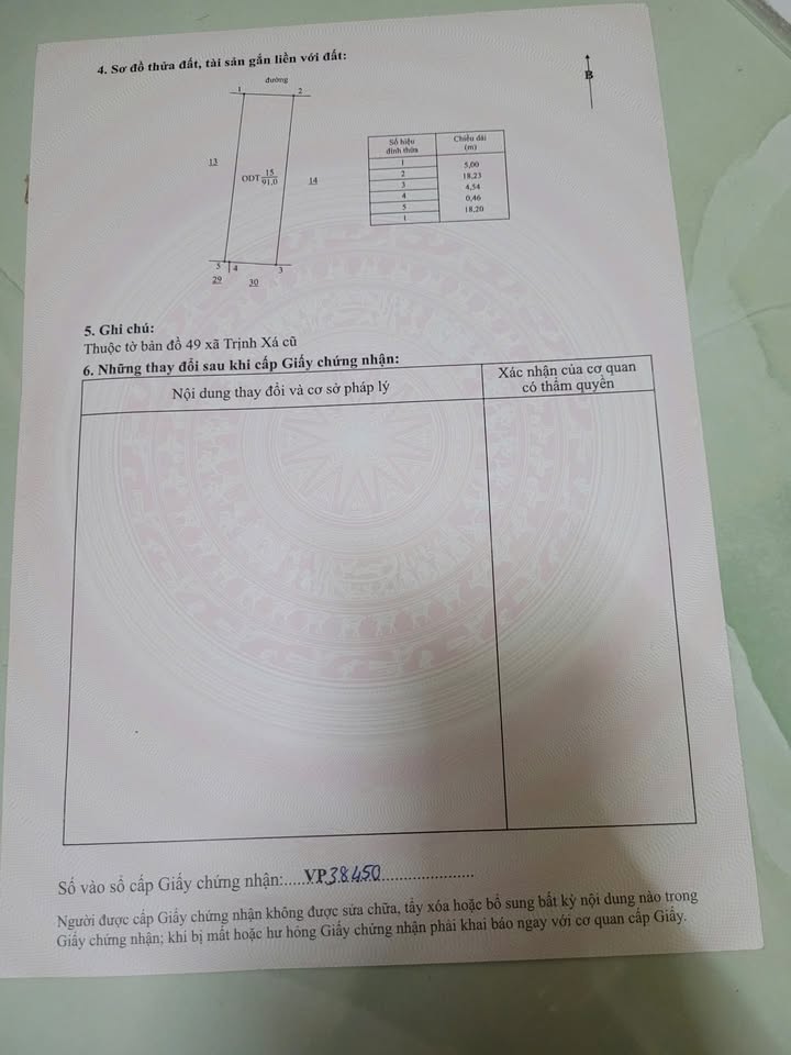 Đất thổ cư thôn Đôn, Trịnh Xá, Phủ Lý 91m² - Sổ đỏ chính chủ, giá thỏa thuận!