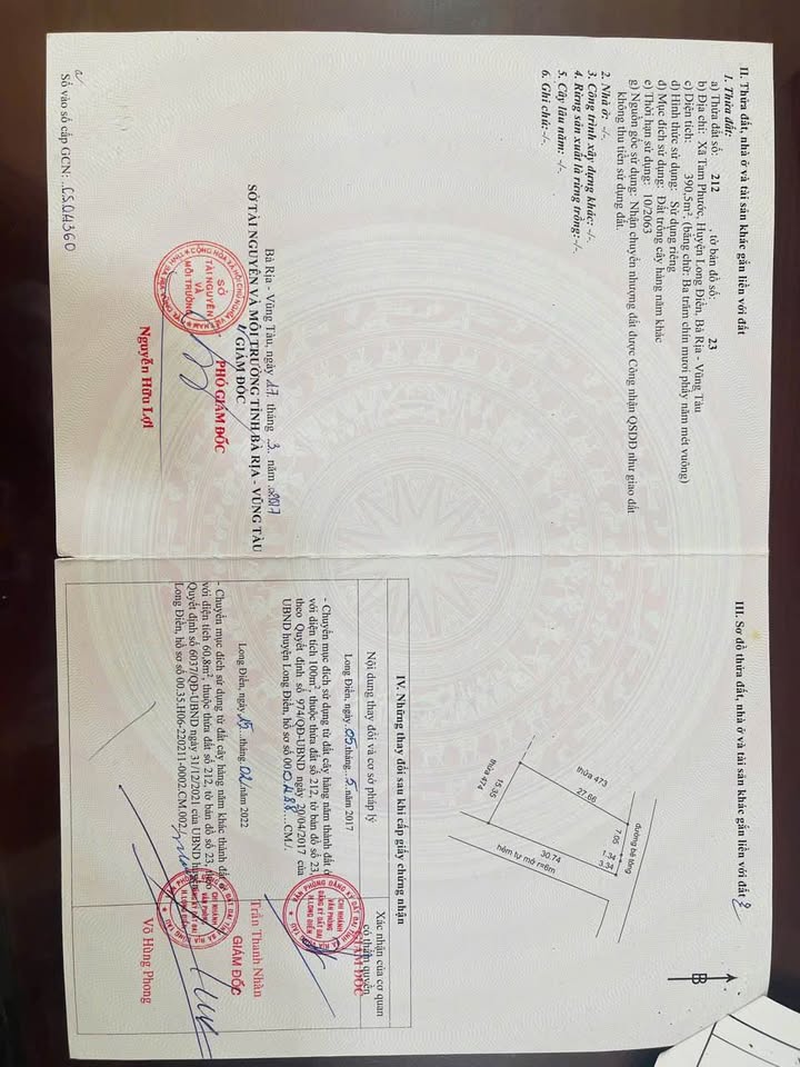 Đất nền Tam An, Long Điền 160m² giá 1.85 tỷ - Đầu tư sinh lời ngay!