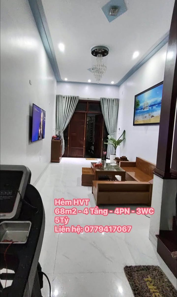 Nhà hẻm 4 tầng Hoàng Văn Thụ, Ngô Mây 68m² giá 5 tỷ - Để lại nội thất đầy đủ!