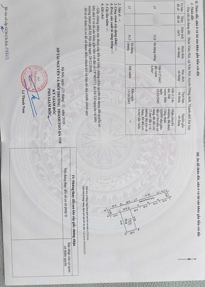 Đất thổ cư 33.6m² tại Thôn Viên Nội, Huyện Đa - Giá chỉ 2 tỷ - Khu vực tiềm năng!