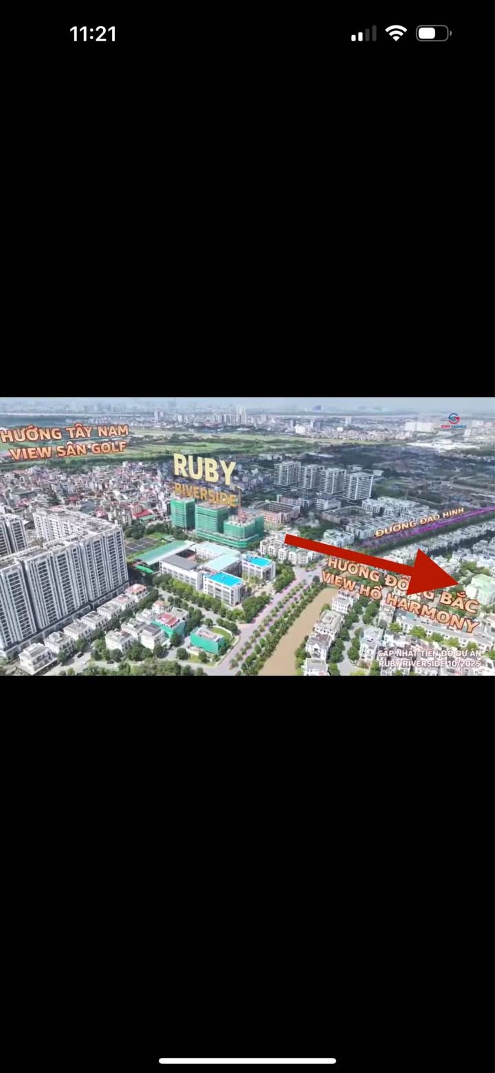 Căn hộ 1PN Ruby Riverside Long Biên 49.7m² - Giá tốt hiếm có, view hồ tuyệt đẹp!