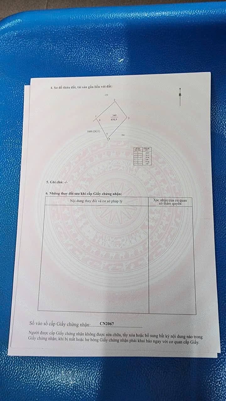 Đất nền Nhơn Thạnh, Bến Tre 520m² giá 580 triệu - Pháp lý rõ ràng, không dính quy hoạch!