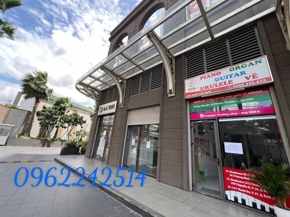 Shophouse Garden Gate Tân Bình 40m² giá chỉ 13.5 triệu - Mặt tiền kinh doanh lý tưởng!