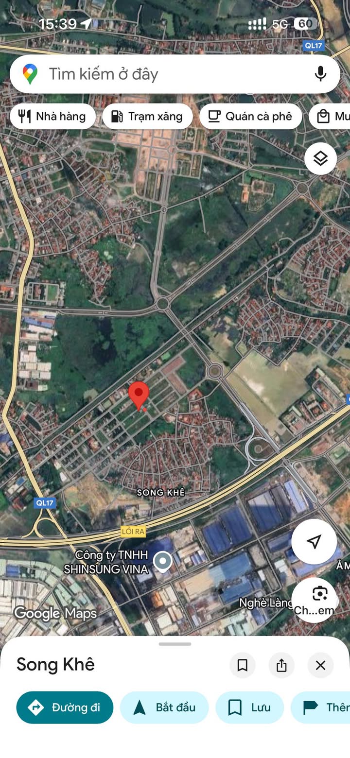 Đất nền Song Khê Bắc Giang 80m² giá 3.2 tỷ - Vị trí đẹp sát công viên!