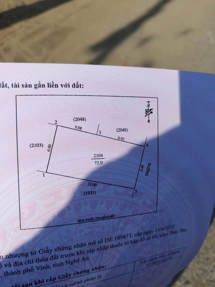 Đất nền Vinh Lộc, Vinh 72m² giá 1.3 tỷ - Đầu tư sinh lời ngay!