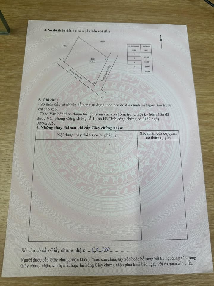 Đất thổ cư tại thôn Trung tâm, xã Ngọc Sơn, 525m² giá 1.4 tỷ - Sổ đỏ chính chủ!