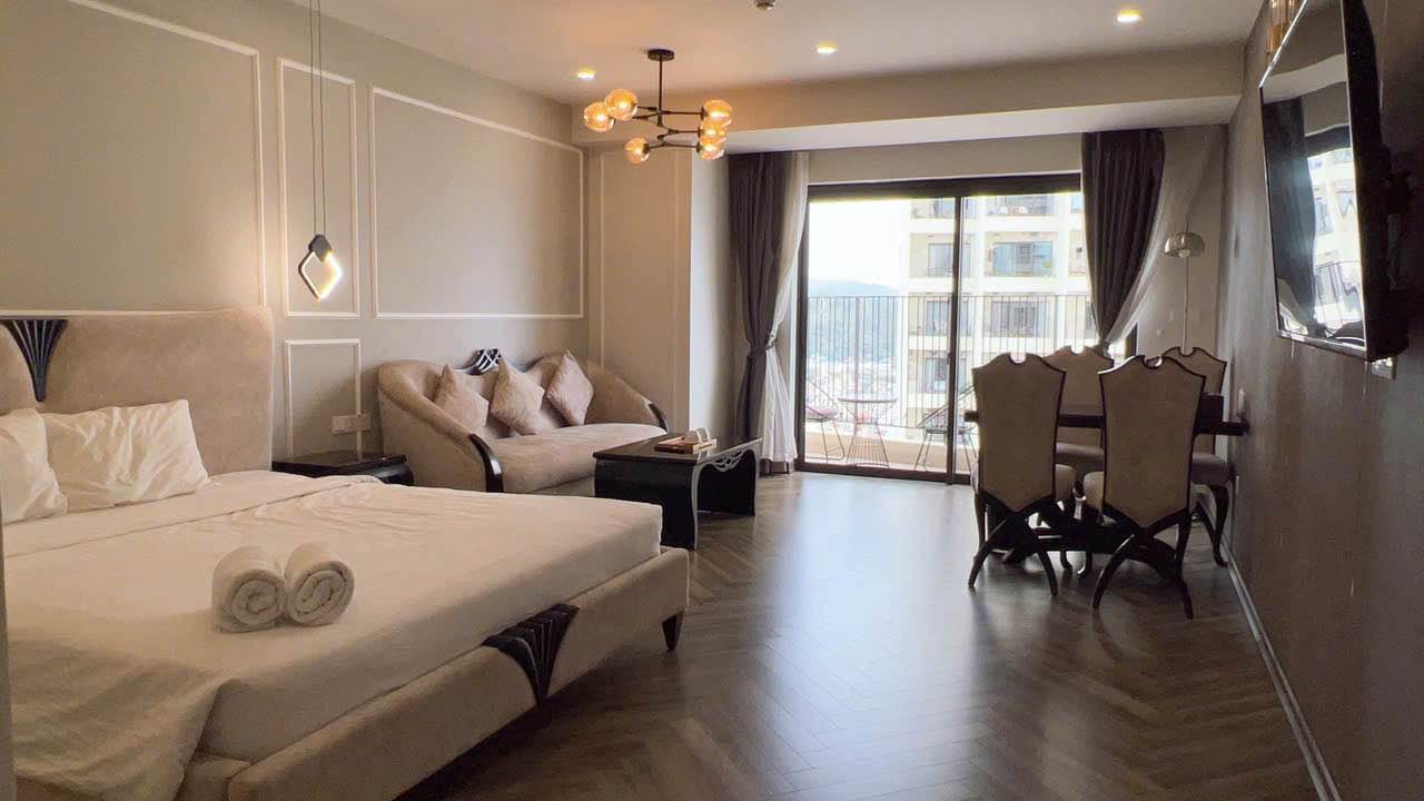 Căn hộ Studio Gold Coast Nha Trang 52m² giá 16 triệu - Đầy đủ nội thất