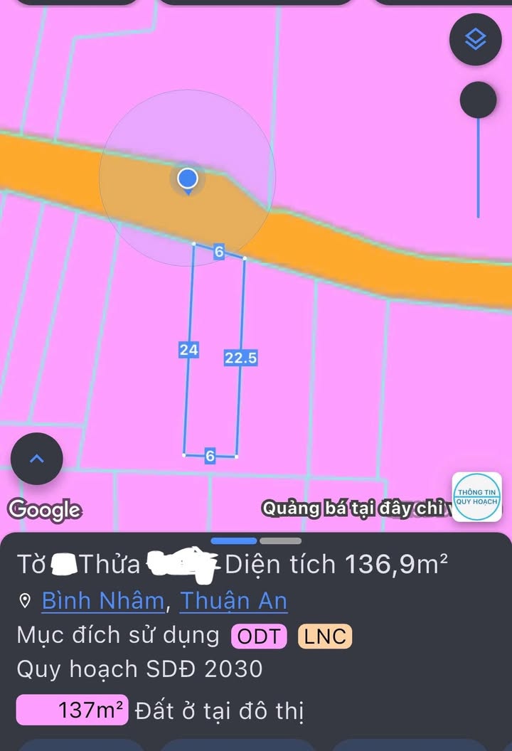 Nhà cấp 4 Bình Nhâm, Thuận An 135m² giá 3.7 tỷ - Ô tô tới nhà, gần sân golf!